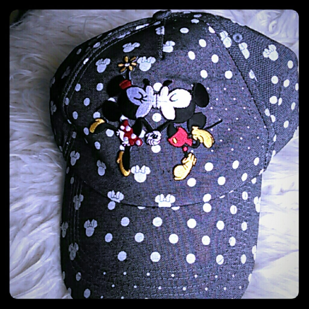 Grey Disney ball cap style hat